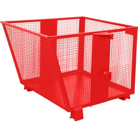 Bauer Südlohn Bac à grille BSK-G 90, peint, rouge feu