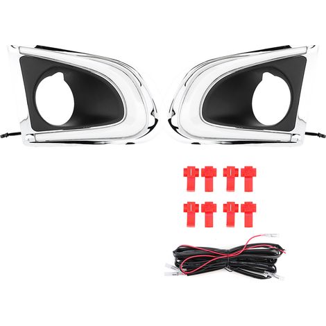 Paire de feux diurnes LED DRL 12 V tricolores adaptés pour TRAX 2014-2015 (1/5)