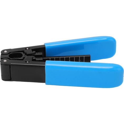 Pince à dénuder fibre optique coupe fil câble outil main industriel pelle chromatique 1/2 coeur 125μm PVC (1/5)