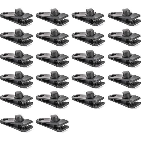 22er-Pack robuste Planenklammern und -klemmen – für Campingzelte und andere Anwendungen (1/4)