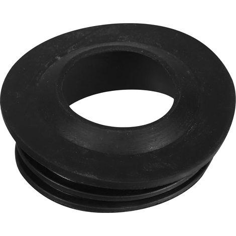 Anneau d'urinoir en caoutchouc joint de drainage universel compatible pour usage commercial et domestique noir (1/5)