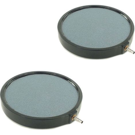 Lot de 2 diffuseurs d'air disques 20 cm pour bassins de jardin