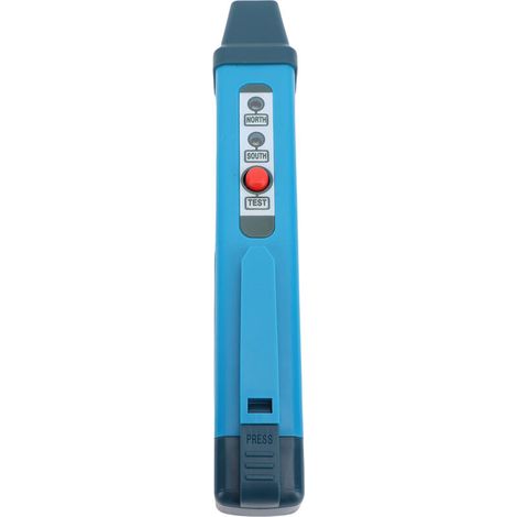 Jelquix Testeur de polarité Magnétique, Détecteur d'aimant avec Indicateur de Pôle LED N S Gauss Mètre Portable avec Batterie de 10 Heures pour Test de Générateur, Bobines de Moteurs électriques, (1/5)