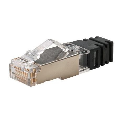 Panduit SPS6X88-C cavo di collegamento RJ-45 Nero, Metallico, Trasparente