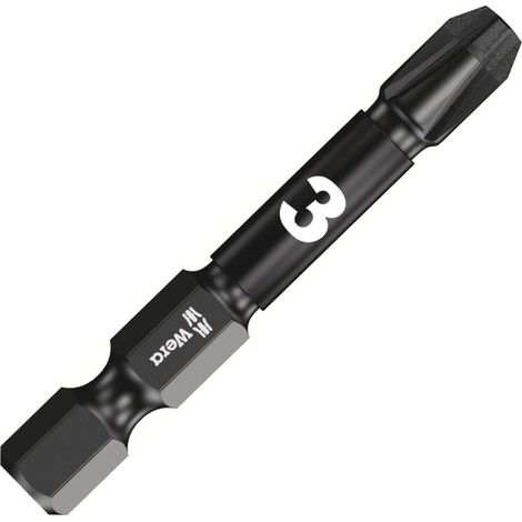 1 Stück Bits für Pozidriv-Schrauben 855/4 Impaktor DC PZ 3 x 50 mm Wera