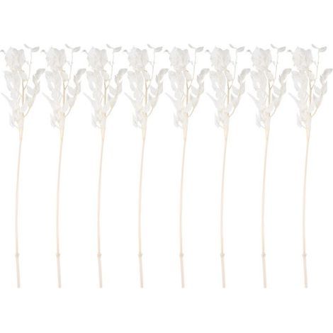 Fleurs de rusca séchées de 45 cm, conservation permanente, décoration florale à faire soi-même, bouquet séché pour mariage et décoration intérieure (1/5)