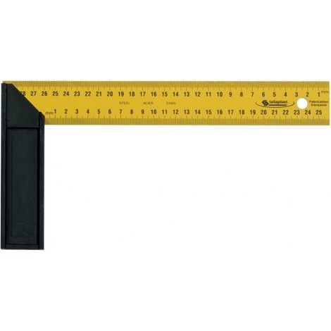SOFOP TALIAPLAST - Équerre droite et d'onglet lame acier talon plast 300mm