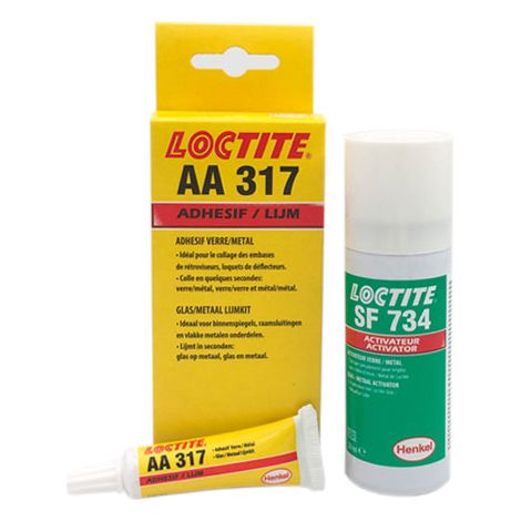 Loctite – Colle multi-usage verre métal – Adhésif polymère pour collage rigide – Nécessite activateur – Applications variées