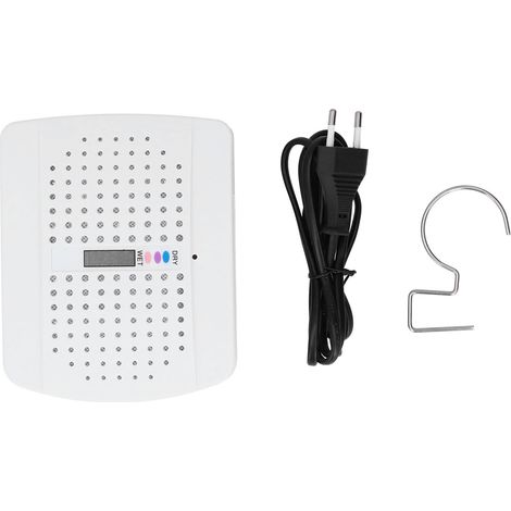 Mini déshumidificateur réutilisable, muet, bibliothèque, garde-robe, équipement absorbant l'humidité, blanc (1/5)