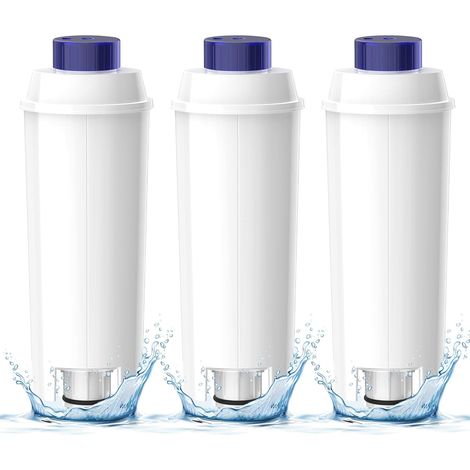 Filtres à Eau pour Machine à Café Delonghi Magnifica s, Filtre Delonghi Dinamica et Les Séries ECAM/ETAM/ESAM/BCO, Cartouche Filtrante DLSC002, Filtre Adoucir l'eau (3 Pièces) (1/5)