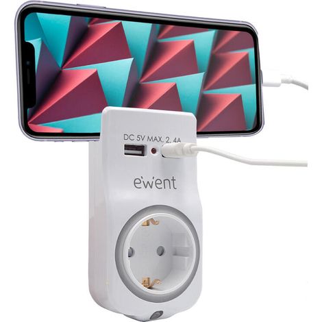 Ewent Cargador USB 4en1 2.4A (1/4)