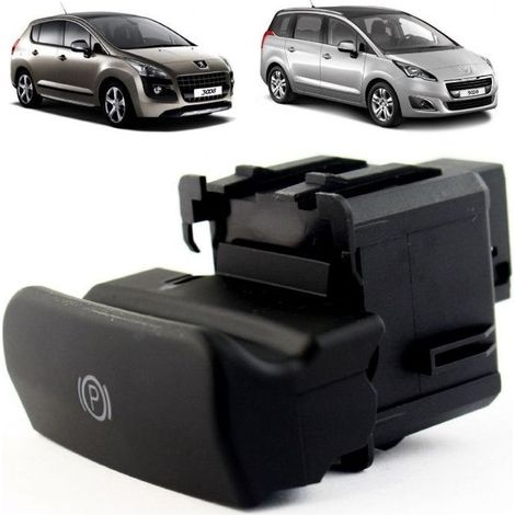 Bouton frein à main pour Peugeot 3008 et 5008 (2009-2017) commande électrique - bouton frein de parking (1/5)