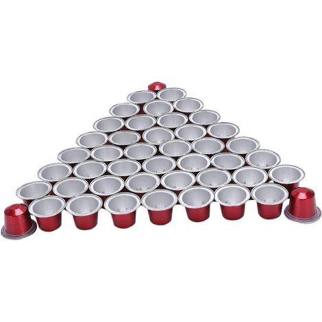 Packung mit 50 wiederbefüllbaren Einweg-Kaffeekapseln für die automatische Nescafé-Kaffeemaschine (1/5)