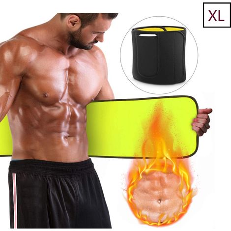 Ceinture abdominale sauna – amincissante, sudation, pour hommes/femmes, avec sac de transport (1/4)