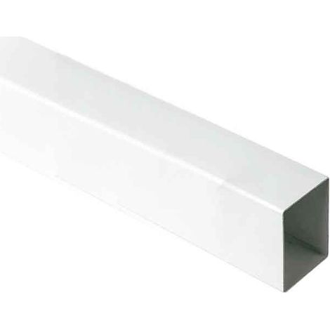 Tubo Bajante 2 metros Rectangular TD70 PVC Canalón JIMTEN
