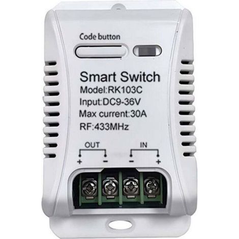 Interrupteur de commande à distance sans fil - - Monocanal - 12 V - 24 V - Autobloquant - Modes multiples (1/4)