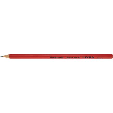 Tischlerbleistift 91T rund rot 17,5 cm