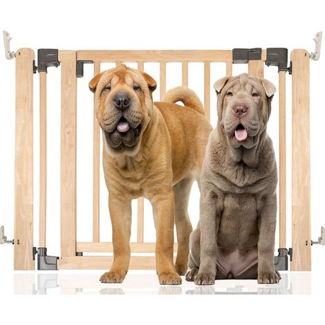 Bettacare Wooden Multi Panel Flexible Pet Barrier, Natural Wood, up to 96cm Wide, Dog Barrier for Pets Dogs and Puppy (1/5)