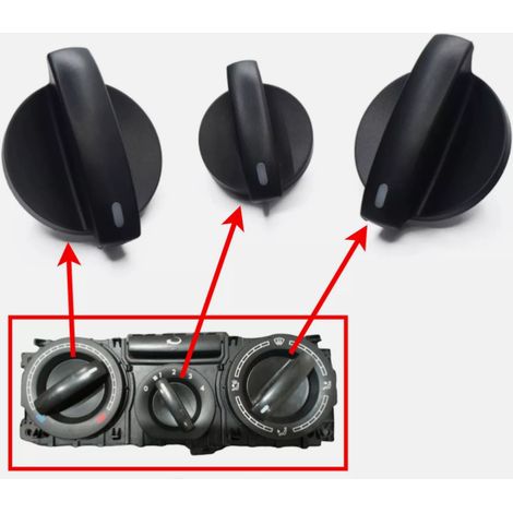 Conjunto de botones para controlar el aire acondicionado para VW Transporter T5 7H0819045F.