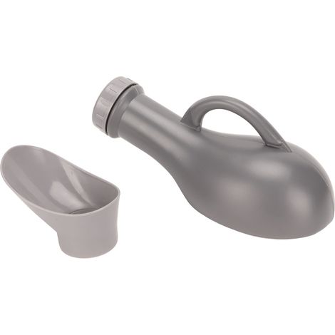 Bouteille urinoir universelle homme femme portable plastique 1200ml pour personnes âgées, soins confort hygiène (1/5)