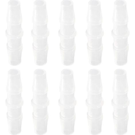 10-teiliges PP-Rohrverschraubungs-Set, gerader Verbindungssteg 4,8-4,8 (1/5)