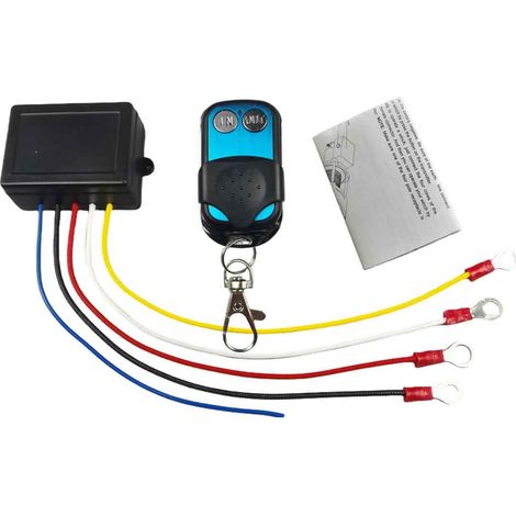 1 Télécommande sans fil pour treuil 12 V, portée 15 m, fréquence 434 MHz, anti-interférences, pour Jeep camion VTT(Q3 : Nouveaux produits pour le mois d'août) (1/5)