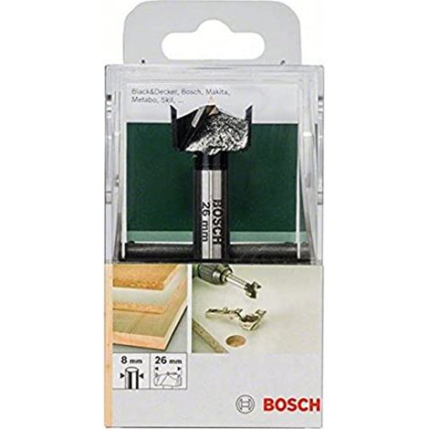 Bosch 2609255281 - Punta per cerniera in carburo di tungsteno, diametro: 26 mm (1/4)