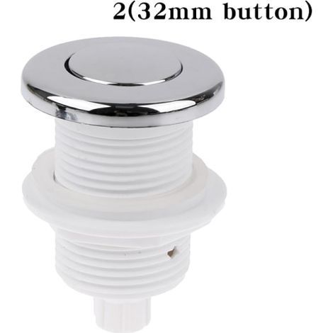 HONORNIC - Interrupteur pneumatique marche/arrêt à bouton-poussoir 28/32/34 mm pour baignoire 2 (bouton de 32 mm) (1/5)
