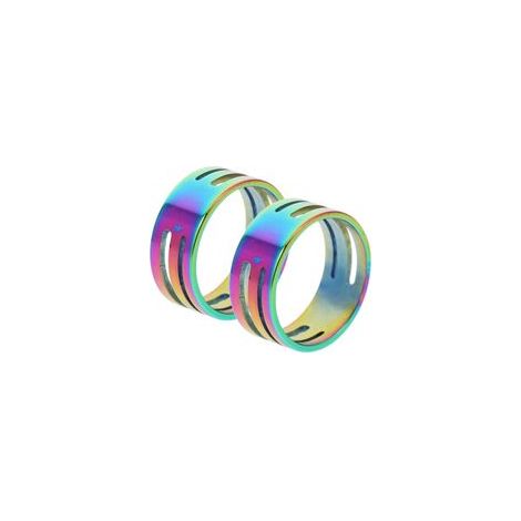 Outil Ouvre-anneaux en Acier Inoxydable 2pcs pour Ouverture et Fermeture Anneaux Circulaires 4 Rainure (1/5)