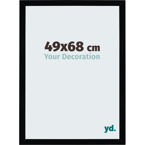 yd. - Cadre photo 49x68 - Noir Brillant - MDF - Mura