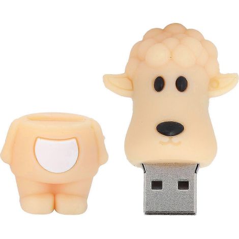 Clé USB 2.0 en forme de mouton mignon de dessin animé pour le stockage et le transfert de données (64 Go). (1/5)