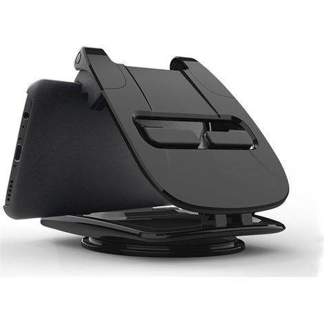 Support de téléphone pour voiture, tapis antidérapant rotatif à 360 degrés, support en caoutchouc pour tableau de bord (1/5)