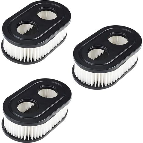 3 pcs Filtres à air Tondeuse, Filtres à air de Tondeuse à Jardin Convient pour Moteur de Tondeuse à Gazon (1/4)