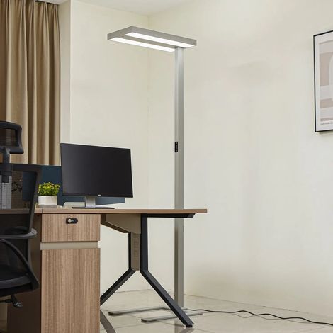 [NEUWERTIG] B-Ware Arcchio Stehleuchte Standlampe Led Logan Human Centric Lighting Silber Dimmbar