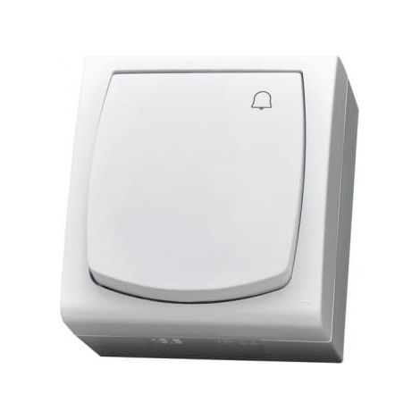 Madera weißer IP44-Türklingelschalter (1/5)