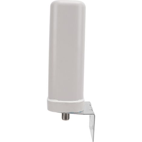 Antenne cylindrique 4G extérieure, gain élevé 12 dBi, large couverture, étanche IP67, résistante au vent et au gel, haute étanchéité.