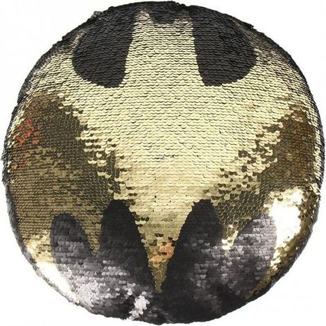 Coussin réversible à sequins Batman en forme d'oreiller - 30 cm (1/3)
