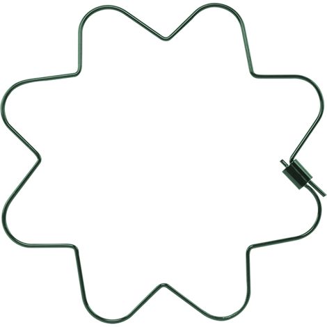 Wellenförmiger Ring für Pflanzen, 18 cm, Gartenstütze für Blumen, Gemüse und Kletterpflanzen, Stützring, Stammschutz TYRP5F18 (1/5)