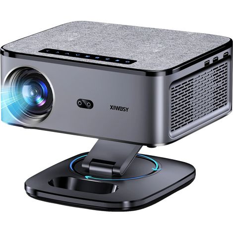 Projecteur, Android 12.0, 2000 Lumens ANSI, 64G Mise au point automatique, Prise EU (1/2)