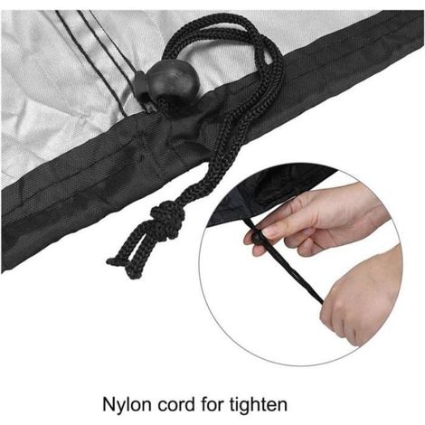 Housse de protection pour chaise suspendue en forme d'œuf, imperméable, housse de fauteuil suspendu, protection extérieure résistante, pour chaise à œuf (1/5)