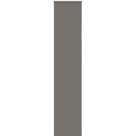 Verdunkelungsrollo Grau 45x210 cm Stoffbreite 40,7 cm Polyester