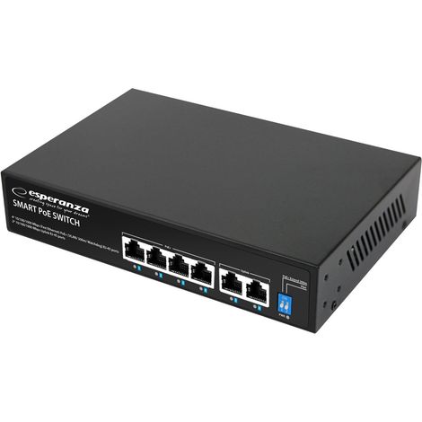 Esperanza 4 poe 2 uplink port ethernet switch 101001000 goliath