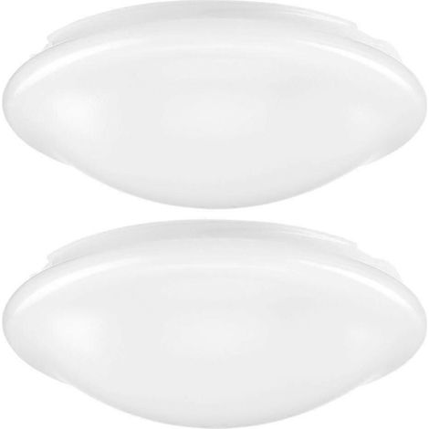 Lot de 2 abat-jour de rechange pour plafonnier, accessoire pratique pour lampe de plafond, cache pour plafonnier LED. (1/5)