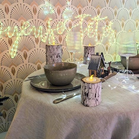 3 bougies LED décoratives effet flamme (1/3)