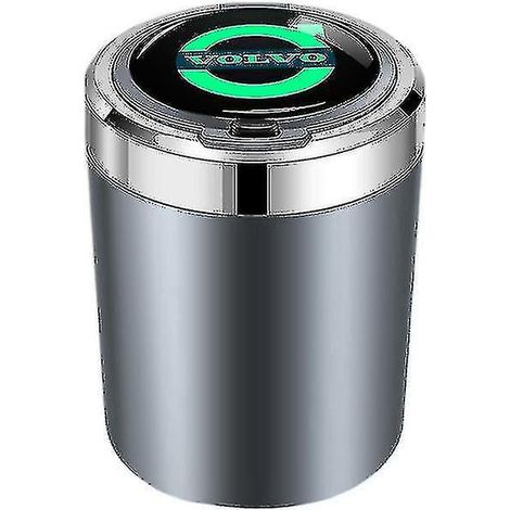 Multifunktionaler Autoaschenbecher (grau) für Volvo XC60, S90, XC90, V90, V60, S60 und XC40 (1/5)