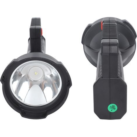 Portable spotlight with strong light, waterproof and rechargeable flashlight, LED spotlight for outdoor camping and hiking (1/5)