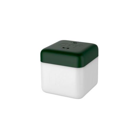 Veilleuse cube à rabat rechargeable USB, 2 luminosités, blanc chaud 3000K, pour bébé et chambre, vert – (1/5)