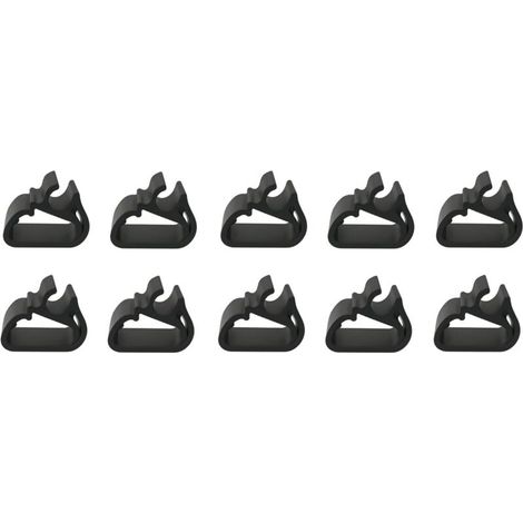 Bardusch Kit de 10 Clips Essuie-Glace pour Peugeot 3008, 5008, Citroën C5, DS7 - Fixation Tuyau de Bras Essuie-Glace Avant. Accessoire de Remplacement Lave-Glace. (1/4)