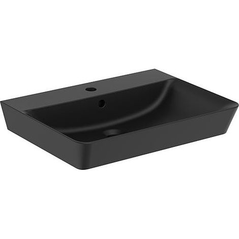 Vasque Ideal Standard Connect Air Cube lxhxp: 600x100x460 mm noir mat (1/5)