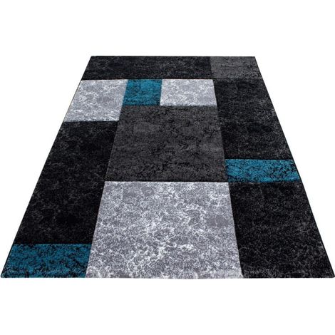 Ayyildiz Tapis Moderne - Géométrique - Abstrait Design - Tapis Flottant Salon - Gris - 200 cm x 140 cm (1/5)